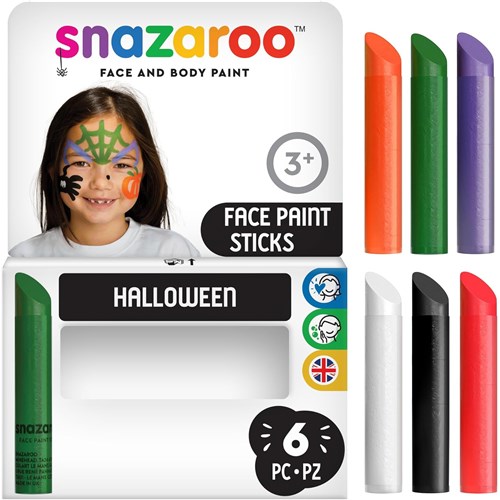 Snazaroo Halloween Facepaint Sticks 6pc